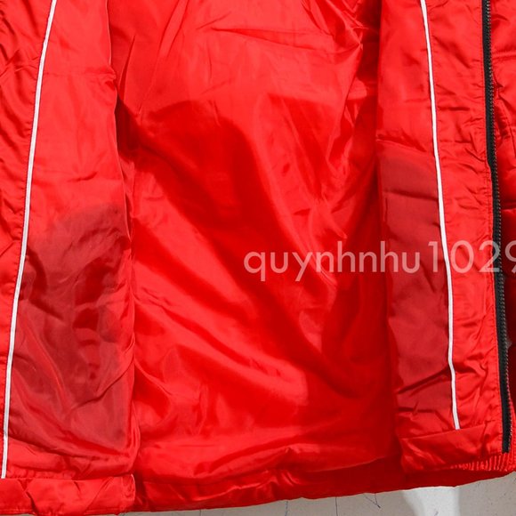 NWT Nautica women Puffer Jacket in RED - Picture 5 of 9